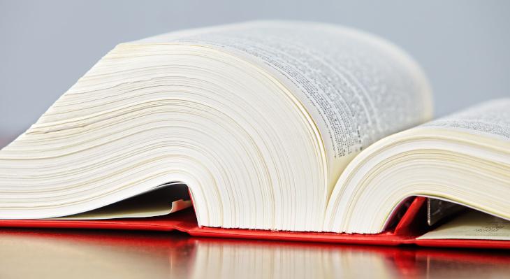 aufgeschlagenes Buch
