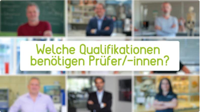 Text: Welche Qualifikationen benötigen Prüfer/-innen?