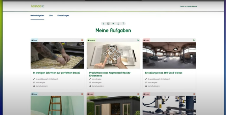 Startbild Video Aufgaben-Manager