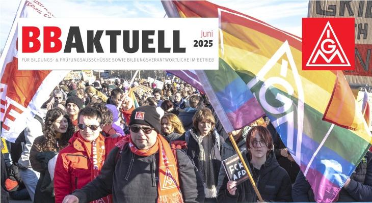 Cover der IG Metall Publikation BBAktuell Juni 2025