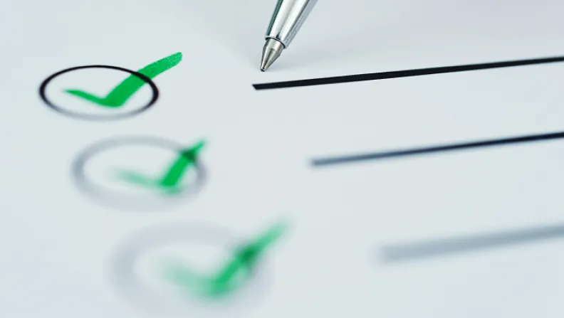 Symbolbild Checkliste